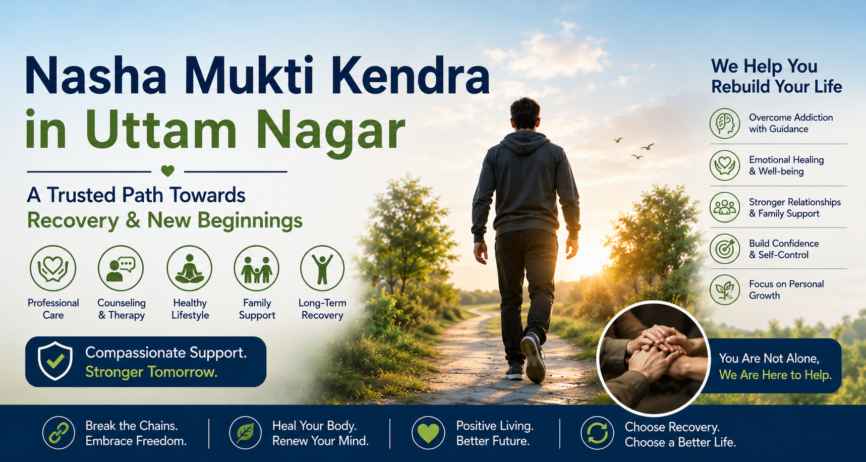 Nasha Mukti Kendra in Uttam Nagar – Professional De Addiction and Rehabilitation Support